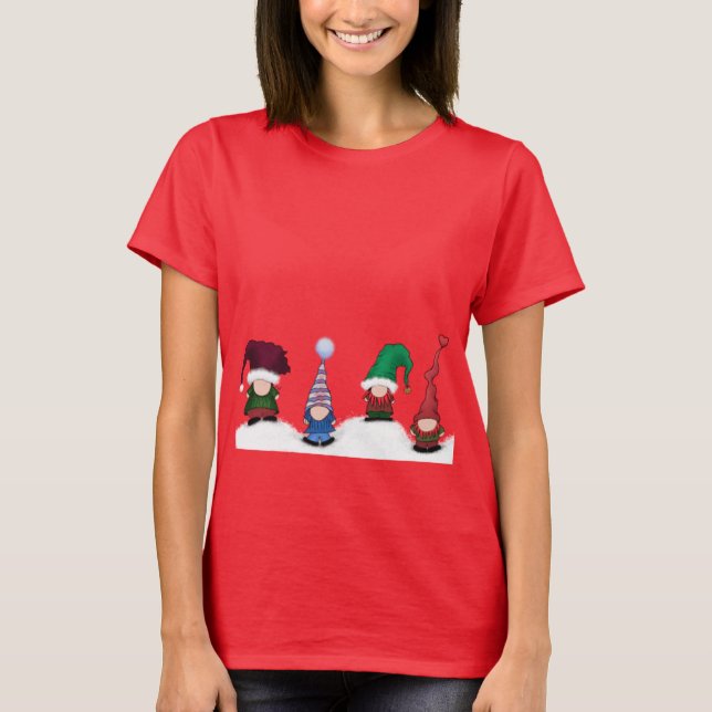 T-shirt Adorable Gnome Posse (Devant)
