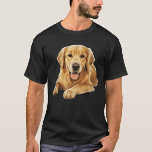 T-shirt adorable Golden Retriever