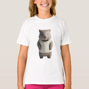 T-shirt Adorable Koala en Tricot à Câbles pour Enfants