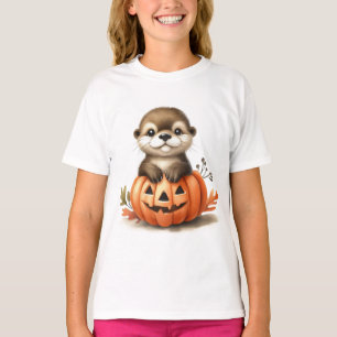 T-shirt Adorable Otter d'Halloween