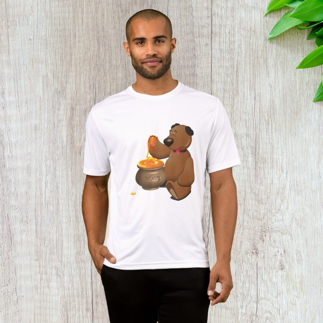 T-shirt Adorable Ours d'amour du miel avec Pot de miel (Créateur téléchargé)