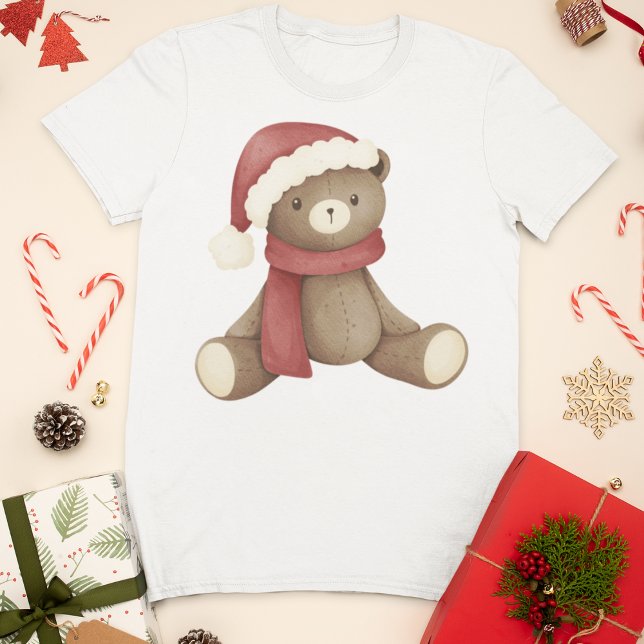 T-shirt Adorable Ours en peluche de Noël (Créateur téléchargé)