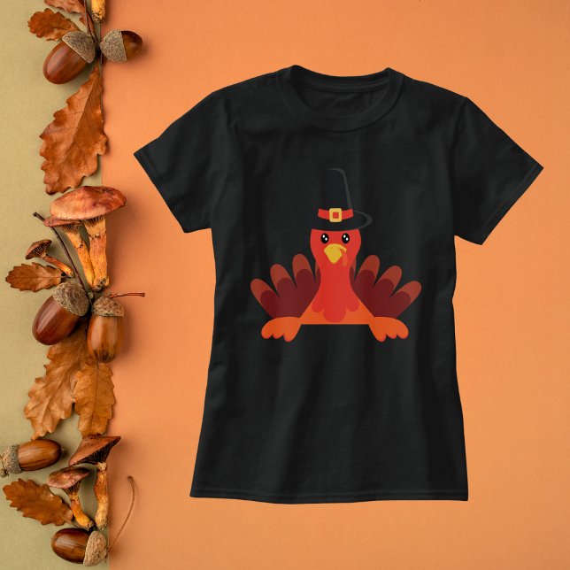 T-shirt Adorable pèlerin Turquie Thanksgiving (Créateur téléchargé)