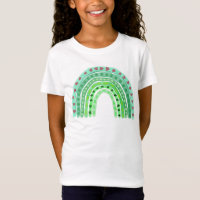 Adorable Shamrocks et Coeurs verts Arc-en-ciel