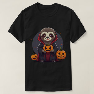 T-shirt Adorable Sloth Vampire Halloween Parfait Spookyfun