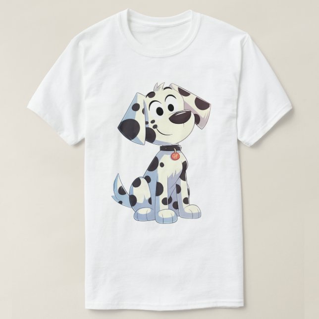 T-shirt Adorable Smiling Dalmatian (Design devant)