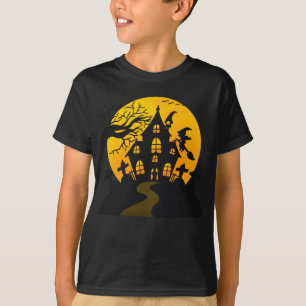 T-shirt Adorables Halloween effrayante Maison hantée