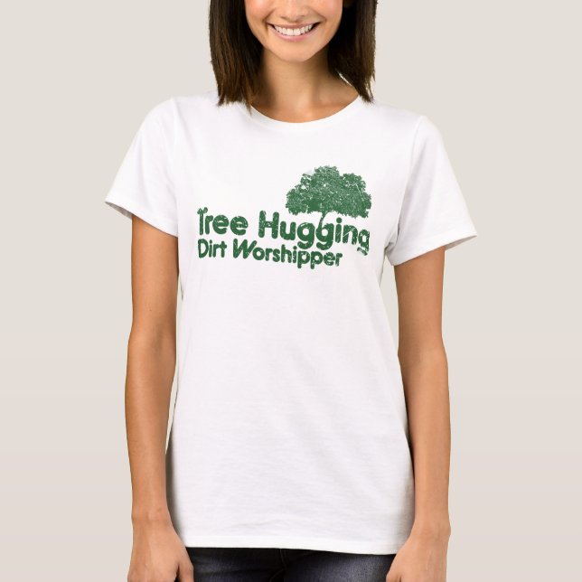 T-shirt Adoration de la tête d'accrochage des arbres (Devant)