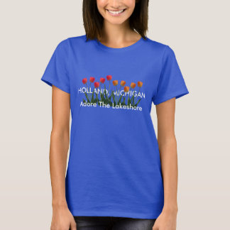 T-shirt Adorez la rive d'un lac - Hollande, Michigan