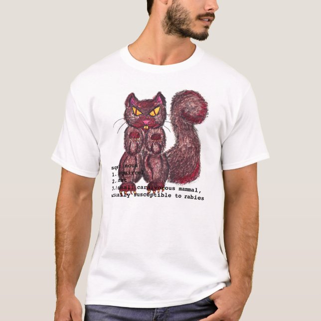 T-shirt Adult/M accroupi (Devant)