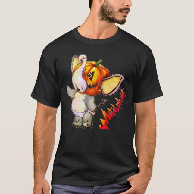 T-shirt adulte Citrouille métalphanumérique (Devant)