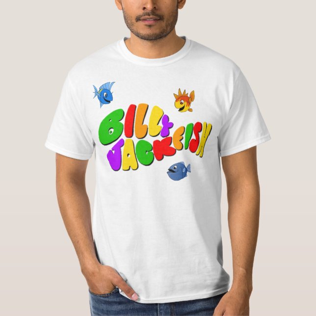 T-shirt adulte de Jackfish de Bill (logo et (Devant)