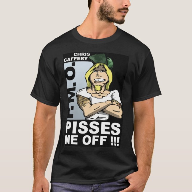 T-shirt adulte m'énerve (Devant)