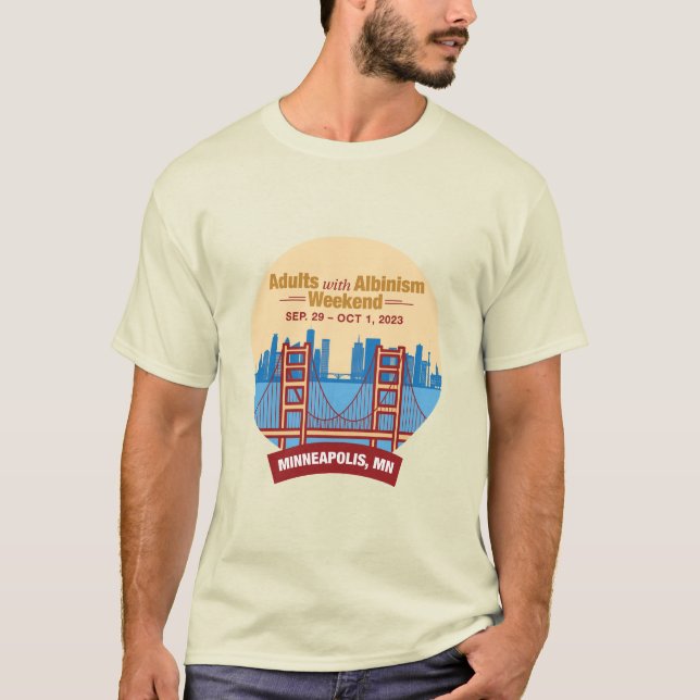 T-shirt Adultes avec Albinisme Week-end Minneapolis Tee (Devant)
