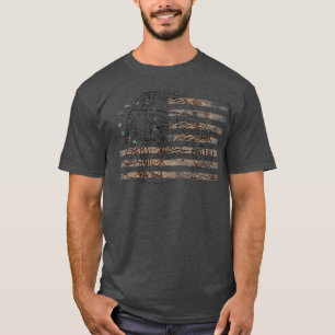 T-shirt Adventure 101 FJ croiseur Camo US Drapeau 4wd