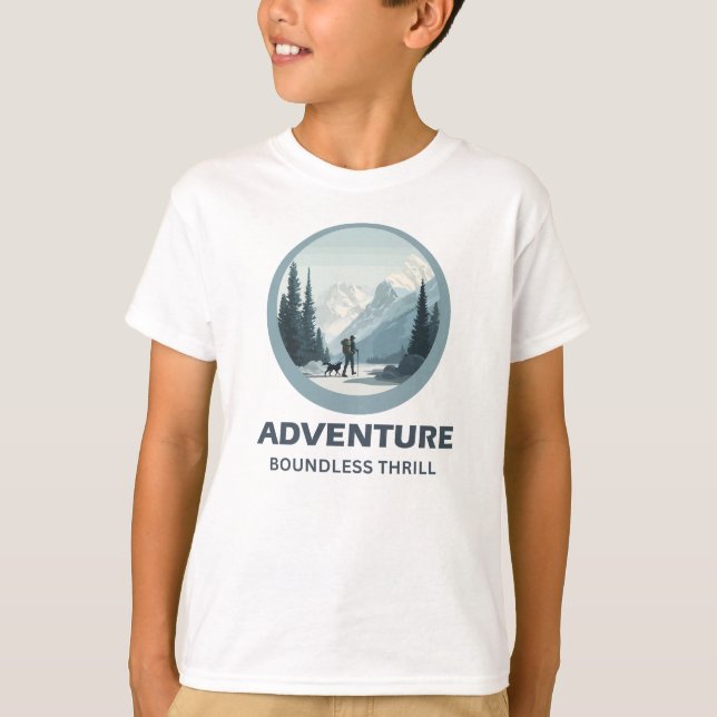 T-shirt ADVENTURE – Boundless Thrill | Premium Cotton (Devant)
