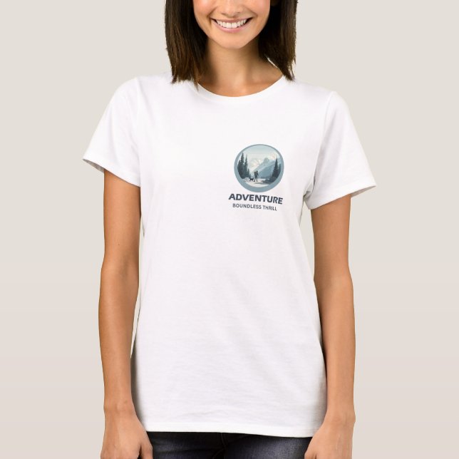 T-shirt ADVENTURE – Boundless Thrill | Premium Cotton (Devant)