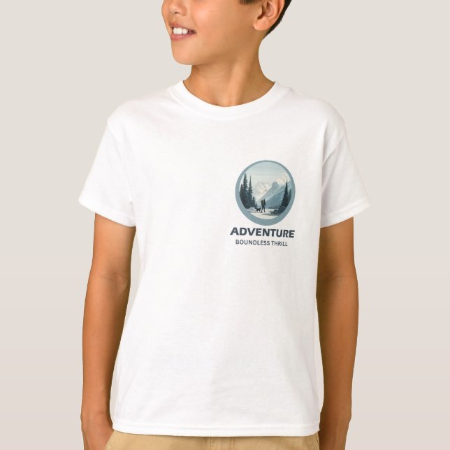 T-shirt ADVENTURE – Boundless Thrill | Premium Cotton (Devant)