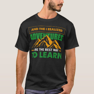 T-shirt Adventure Mountain Outrs Camping Hiking Gifts boy