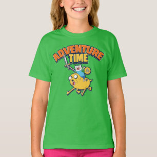 T-shirt Adventure Time Finn Riding Jake