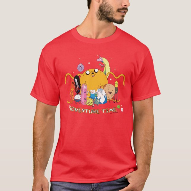 T-shirt Adventure Time | Large Jake Group Graphic (Devant)