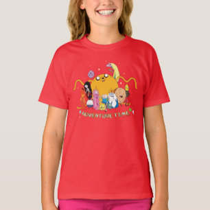 T-shirt Adventure Time   Large Jake Group Graphic