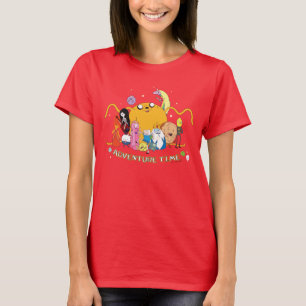T-shirt Adventure Time   Large Jake Group Graphic