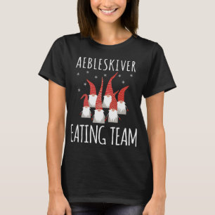 T-shirt Aebleskiver Eating Team Gnomes Funny Aebleskiver L