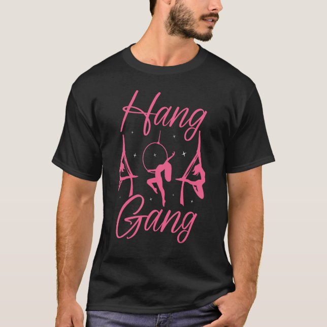 T-shirt Aerial Silk Aerialist Hang Gang (Devant)