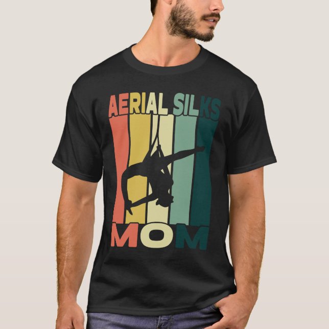 T-shirt Aerial Silks Mom I Air Silk And Aerial Hoop (Devant)