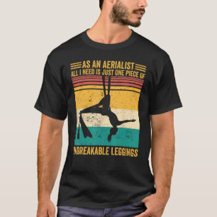 T-shirt Aérien De Soie Aérienne Un Pièce De Jambe Incassab