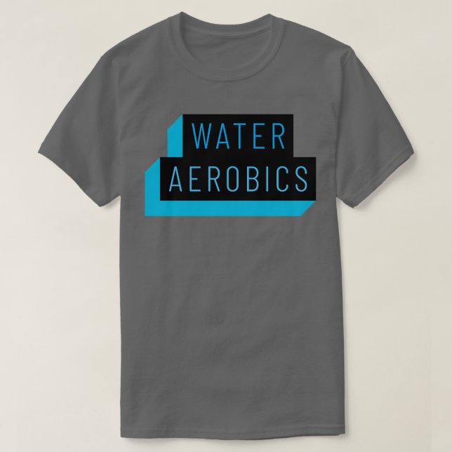 T-shirt Aérobic de l'eau Clean Text 1 (Design devant)