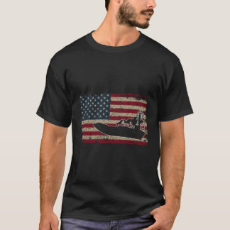 T-shirt Aéronef Amérique Drapeau I Patriotique Aéronef Cap