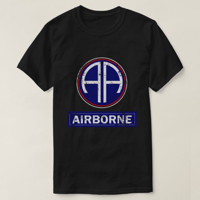 T-shirt Aéronefs de sauts de parachutiste (Design devant)