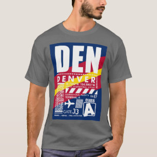 T-shirt Aéroport de Den Denver