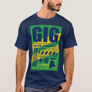 T-shirt Aéroport GIG de Rio de Janeiro