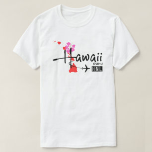 T-shirt Aéroport Hawaii O'ahu HNL