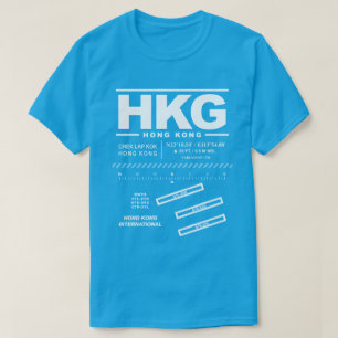 T-Shirt Aéroport International de Hong Kong HKG