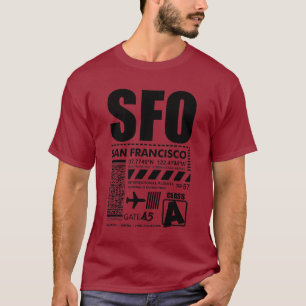 T-shirt Aéroport international de San Francisco