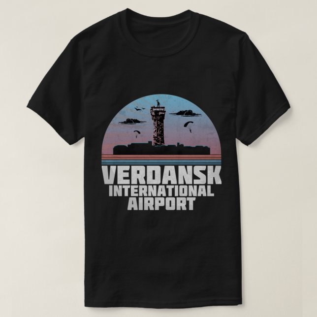 T-shirt Aéroport international de Verdansk (Design devant)