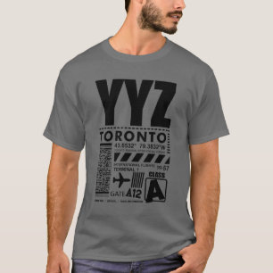 T-shirt Aéroport international Pearson de Toronto YYZ