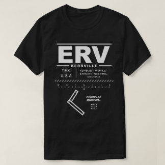 T-shirt Aéroport municipal de Kerrville ERV USAA