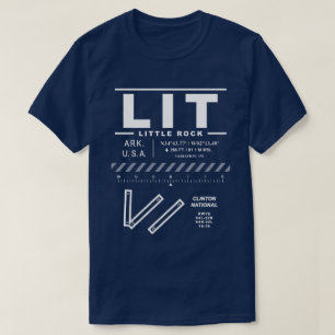 T-shirt Aéroport national Clinton LIT