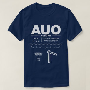T-shirt Aéroport régional d'Auburn U. AUO