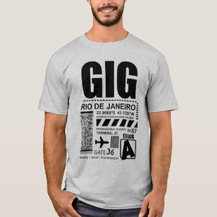 T-shirt Aéroport Rio de Janeiro GIG