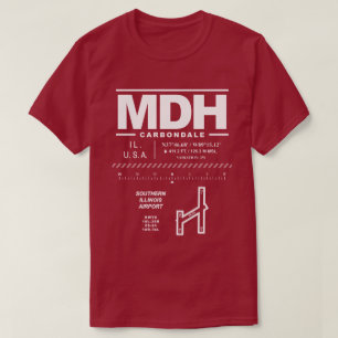 T-shirt Aéroport Southern Illinois MDH