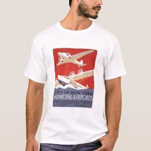 T-shirt Aéroports municipaux de ville de New-York -