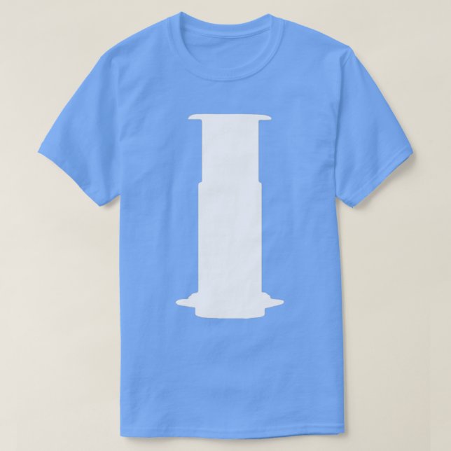 T-shirt Aeropress white Design édition limitée (Design devant)