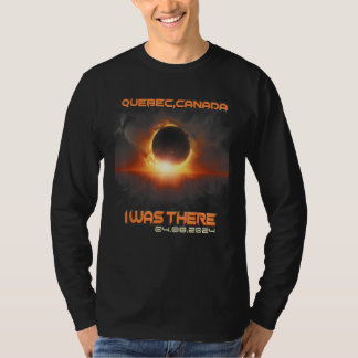 T-shirt Aesthetic Cityscape Total Solar Eclipse 2024 Quebe