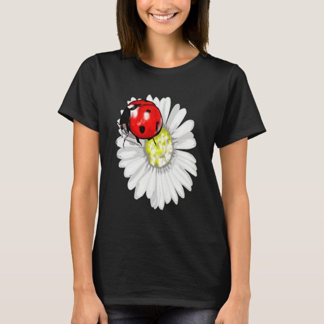 T-shirt Aesthetic Nature Summer Ladybird Nature (Devant)